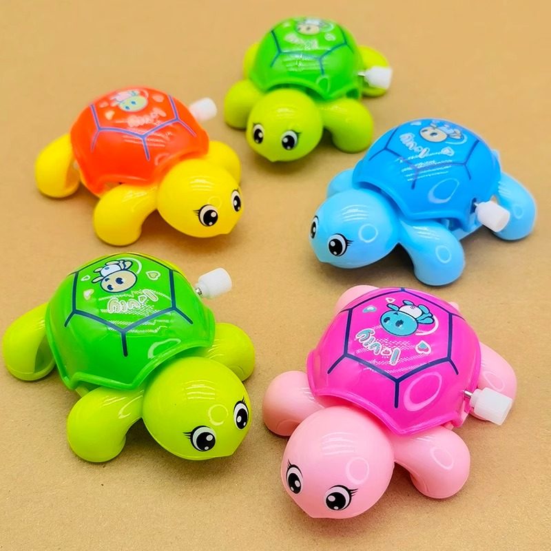 Clockwork Toy Small Turtle Child Emulation Nets Red Upper Chord Animals Early Education Puzzle School Climbing Baby Male Girl Gift-Taobao