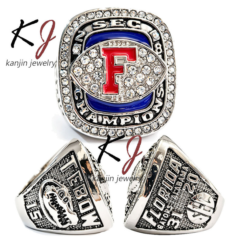 Florida State University Gators Sec Football Championship Ring Diamond-Encrusted Commemorative Ring Direct from Manufacturer