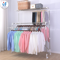  Youlite drying rack lifting double rod floor folding indoor hanging rack balcony bedroom outdoor drying rack