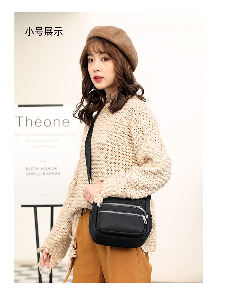 2019 mới túi xách nylon trung niên Oxford túi vải nữ nhiều lớp vai Messenger túi chống nước túi mẹ ví louis vuitton