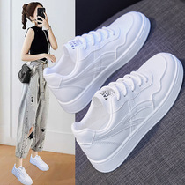 Board Shoes Women Korea 2021 Fall New Breathable Boomer Shoes 100 Hitch Student Genuine Leather Casual Sports Little White Shoes Woman