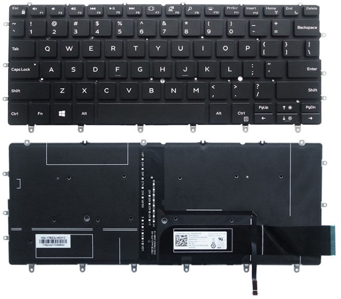 Suitable for Dell Xps13 9360 9370 9380 9343 7390 9350 9333 9365 Keyboard