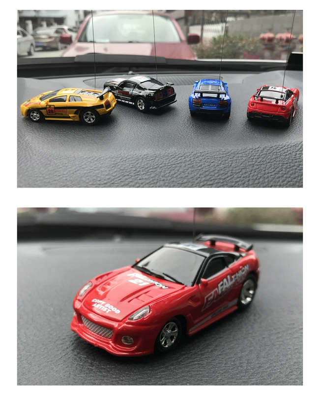Siêu nhỏ nhỏ điều khiển từ xa xe Coke lon túi đua tốc độ drift xe thể thao trẻ em của đồ chơi xe hơi xe ô tô điều khiển từ xa