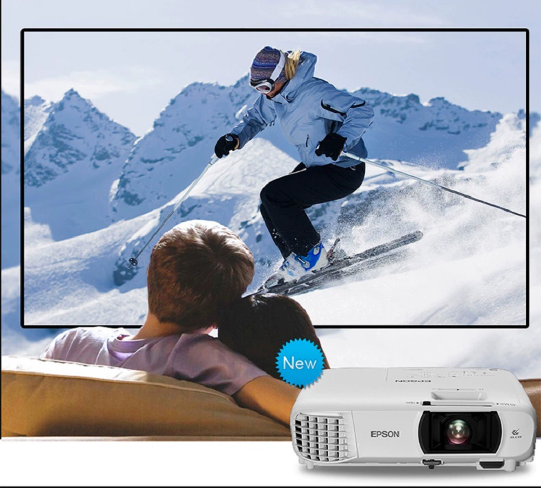 Máy chiếu Epson TW650 wifi gia đình không dây HD máy chiếu rạp hát gia đình 1080P không có TV màn hình