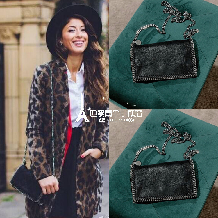 Zhang Jiani's Same Style Stella Falabella Versatile Chain Bag, Shoulder Crossbody Clutch Bag, Multi-Purpose Women's Bag