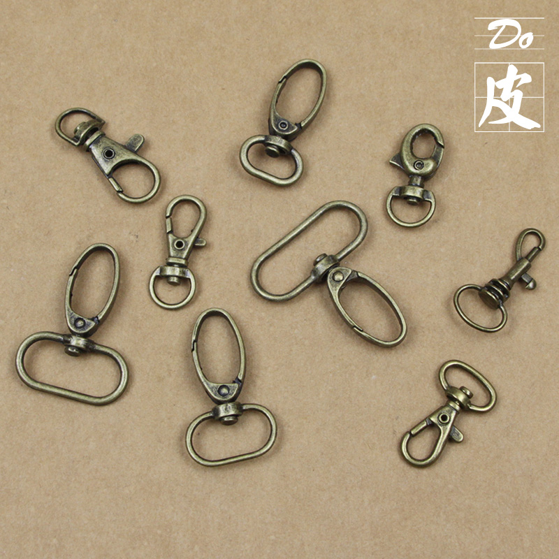 Bronze lobster buckle key mobile phone charm buckle bag with dog buckle buckle DIY handmade jewelry accessories 17 models
