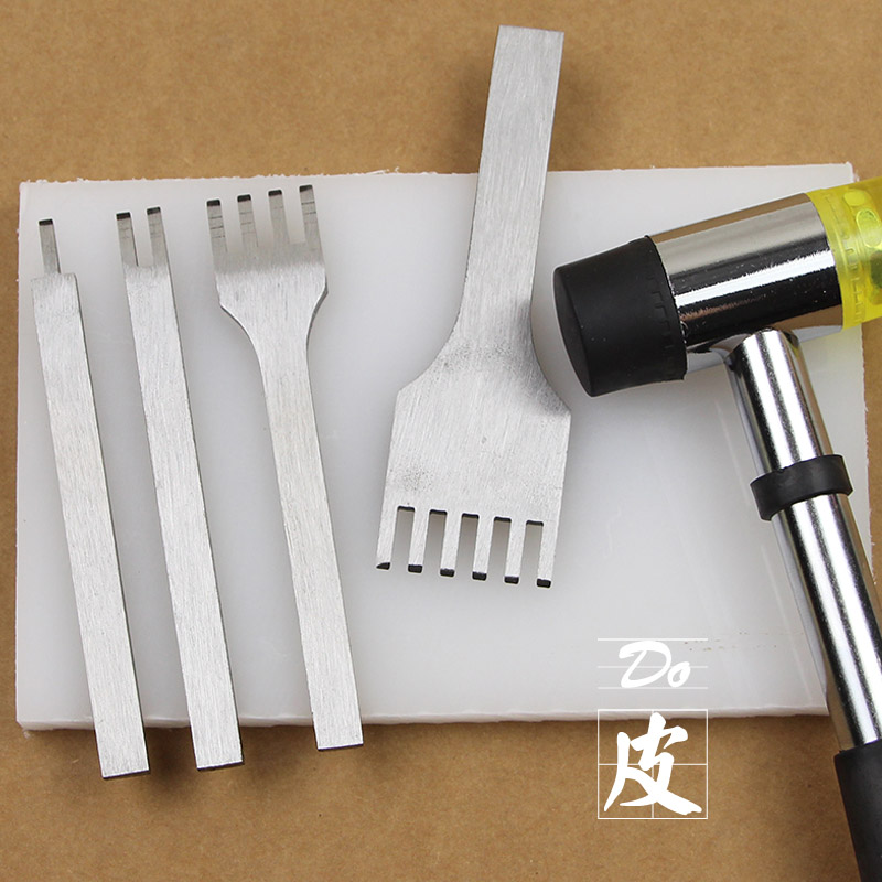 White steel flat cut, weaving flat cut, diamond cut, hand-sewn leather method, DIY leather art, leather carving, leather goods, leather clearance