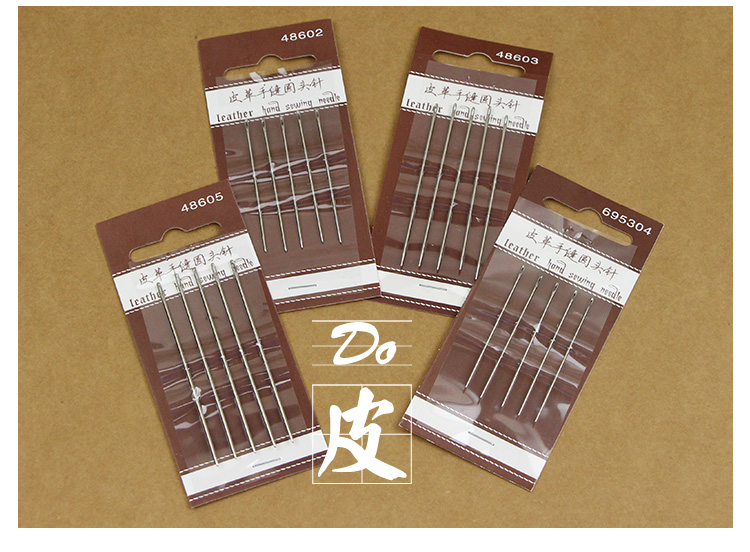 Kim tròn đầu kim Kim cong Đầu kim tròn Hướng dẫn sử dụng Dụng cụ DIY Khâu tay da Thích hợp cho tất cả các khâu tay - Công cụ & vật liệu may DIY khung tranh chữ thập
