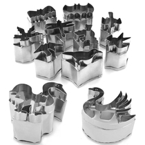 Swan Ghee Die Tantop Cranes Old Eagle Pigeon Dragonfly Carrot Shaped Stainless Steel Biscuit Cutting Dies