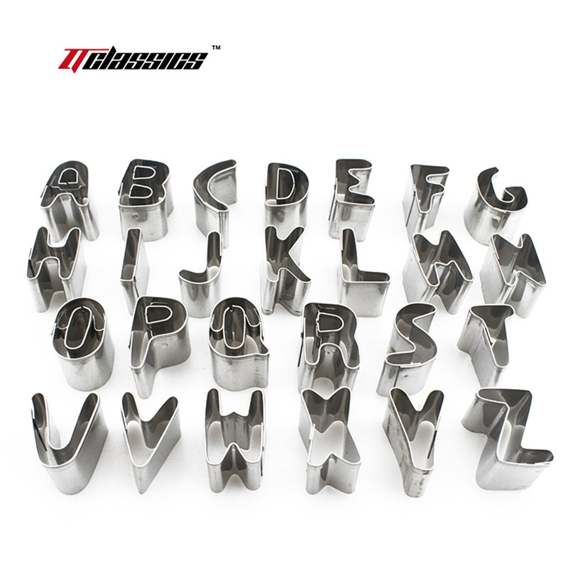 26-letter digital biscuit steamed bread Cheroy fruit Vegetable Baby Treasure Deputy Food Model Turned Sugar Cake Printed Sharper