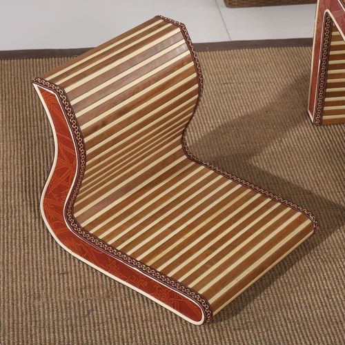 Японская стиль бамбука, редактирование кровати стула Татами на стуле кровати, булиное окно, диван диван рухнул рисовая нога без стула ног