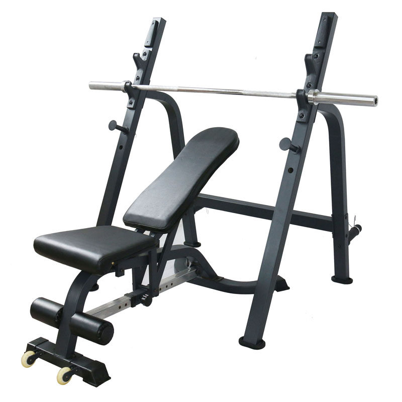 Squat Rack Professional Barbell Stand Home Bench Bench Weight Bench Dumbbell Chair Adjustable Dumbbell Stool Fitness Equipment Set