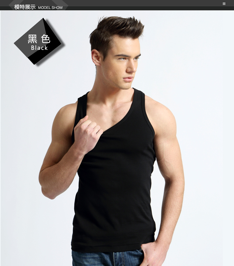 Của nam giới vest cotton mỏng mùa hè thể thao thoáng khí thể thao cotton đáy áo tight sling thanh niên triều