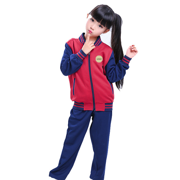 Winter clothing for elementary school students in Huizhou Huicheng District school uniforms students Winter sports suit manufacturer Direct sales Huizhou Unified School uniforms