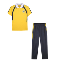 Huicheng District Unified junior high school uniforms Summer Huizhou High school students Summer clothes school uniforms High school students sportswear suit