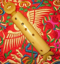 Deer bones handle the Sun the moon and the universe (unique jade)