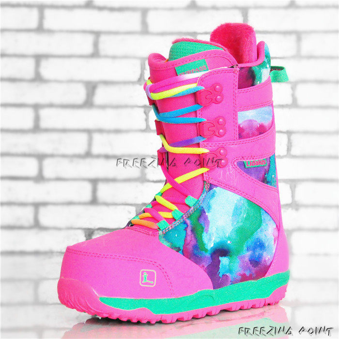 pink snowboard boots