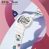 Sanrio, детские цифровые часы, для средней школы, женский стиль