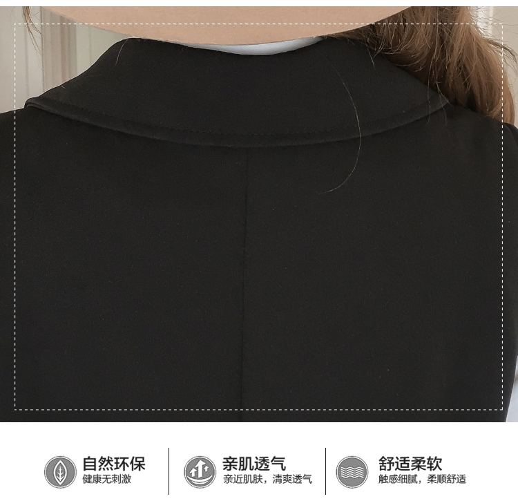 Fat MM mùa thu mới của phụ nữ Phiên bản Hàn Quốc của bộ vest vest nữ dài XL áo mùa xuân và mùa thu là áo vest nữ áo vest nữ