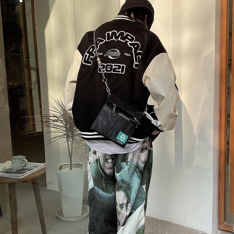 babama trend partner fourtry single shoulder bag trend small crowdsourced casual scapegoat bag men's diagonal satchel bag