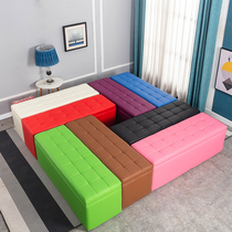 Clothing shop sofa bench storage bench stool stool stool rest stool shoe shop changing footstool long footstool pier