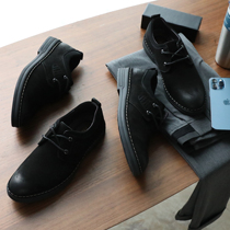 Another big gift mall 500 Head Bull Leather Men Business Fashion Flip Fur Casual Leather Shoes 5835