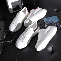 Open Door Red Imported Head Layer Cattle Rineri Small Sheepskin ~ Mens Trend Genuine Leather Casual Little White Shoes Tide 5781