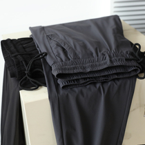 Nanjing Company Single Laser Punching Process Summer Mens Thin Air Permeable Loose Bunches Casual Pants 5812