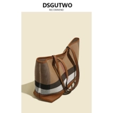 DSGUTWO Модный шоппер, сумка на одно плечо, из натуральной кожи, коллекция 2022