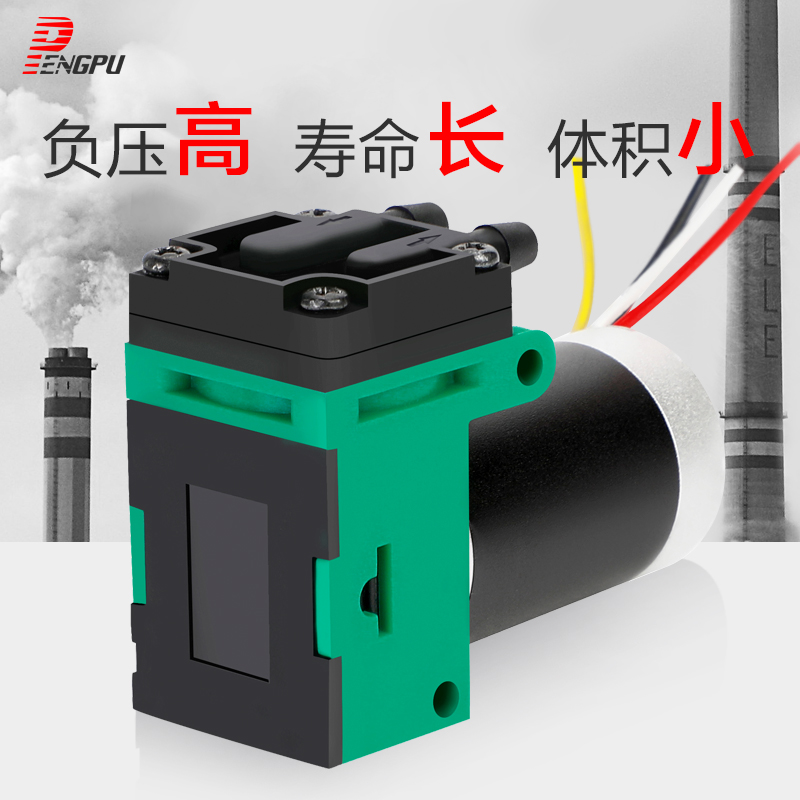 Micro vacuum pump 24V brushless small air pump 12V extraction pump without oil diaphragm pump gas sample analysis pump Pomp
