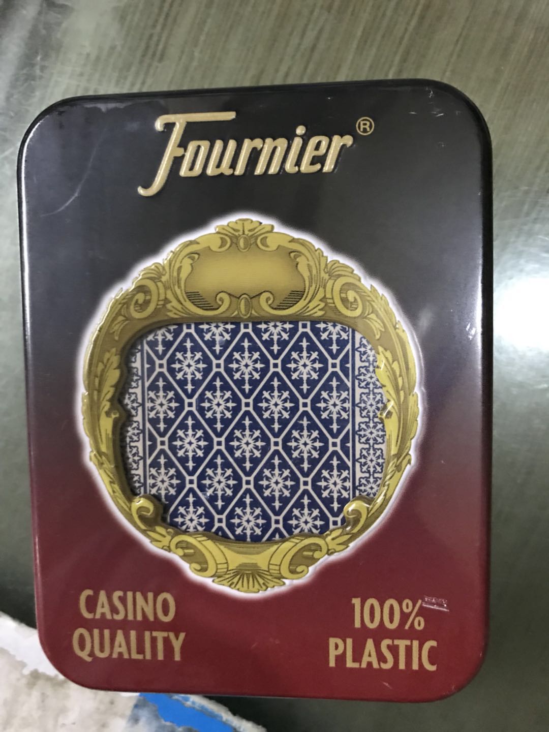 12 pairs of Spain Fournier plastic playing cards frosted feel double-sided frosted 211B blue