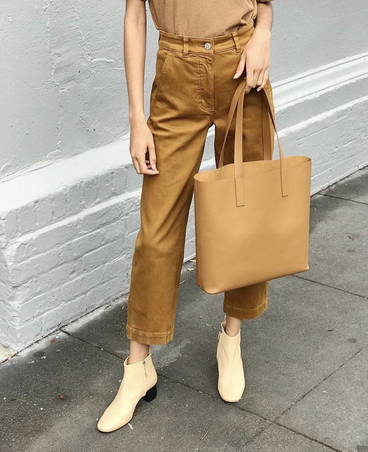 everlane the day square tote
