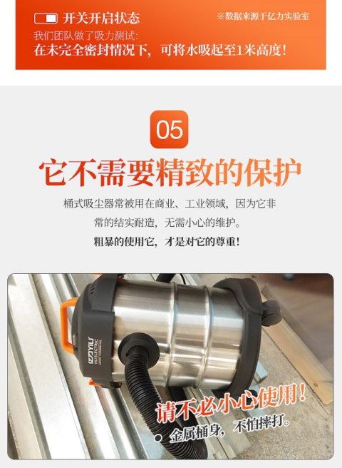 robot hút bụi ecovacs dd35 Máy hút bụi mới xe gia đình mạnh mẽ cửa hàng rửa xe công suất cao chuyên dụng khô và ướt công nghiệp thương mại 1200W - Máy hút bụi gia may hut bui cong nghiep