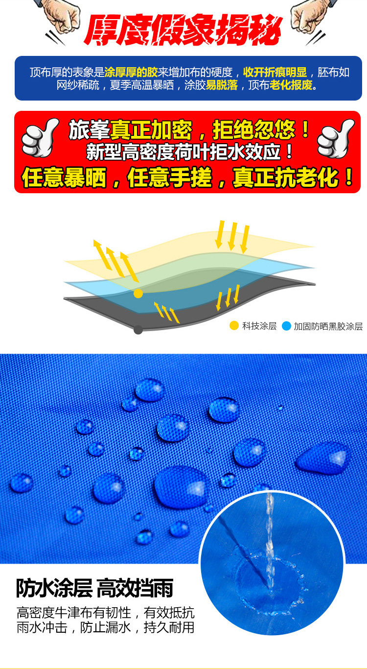 Outdoor advertising tent printing awning canopy folding retractable tent parking shed four-leg tent large umbrella stall