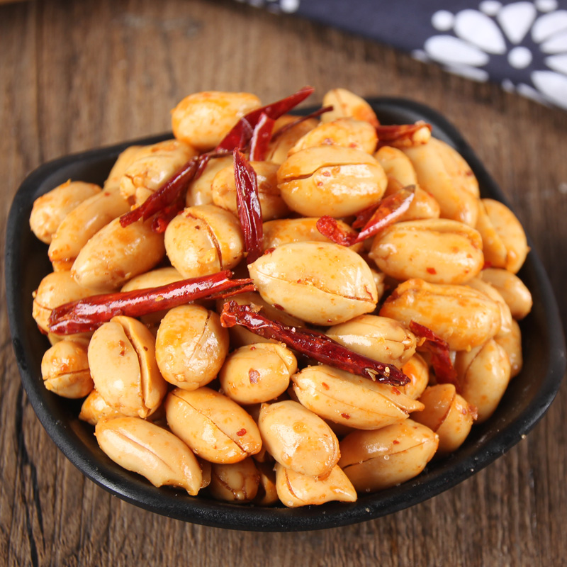Jiuxiang Peanut Ghost Fun Peanut Spicy Peanut Fried Snack Nuts Cooked Peanut 8 Pieces 1 Piece 250g