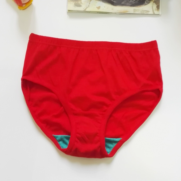 AB đồ lót phụ nữ đích thực cotton kích thước lớn trung niên quần short eo cao tóm tắt kháng khuẩn ab đồ lót phụ nữ