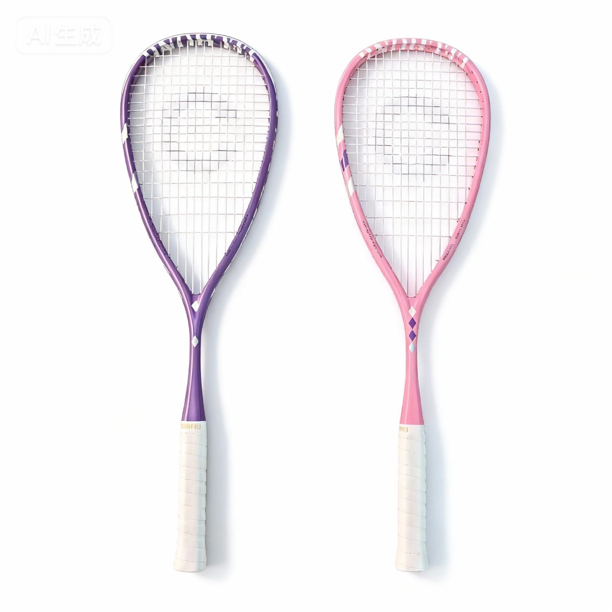 Pink And Purple Racket Lightly hit the ball and enjoy the charm of pink 🏓 🌈