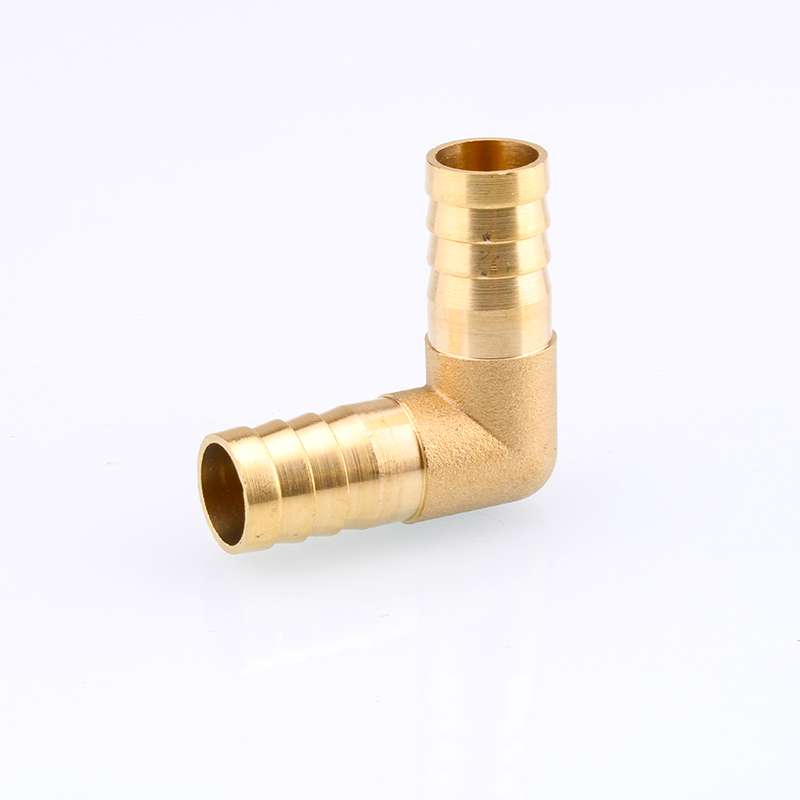 Copper double plug pagoda head elbow gas hose leather pipe joint leather gas socket right angle 90 degree green head