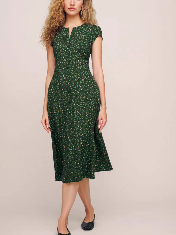 satin green dress with sleeves Front Twist Satin Dress – Long Sleeve Satin Maxi in Emerald Green Small / Satin / Emerald main image 0
