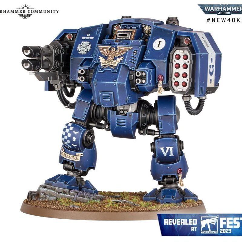 Warhammer 40K Dreadnought Resin White Film Unpainted Shooter Redemption Dreadnought Holy Dreadnought Light Curing