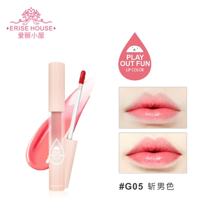 Etude House lip glaze Female không dễ phai màu không thấm nước kéo dài dưỡng ẩm cho son bóng chính thức trang web chính thức cửa hàng hàng đầu - Son bóng / Liquid Rouge
