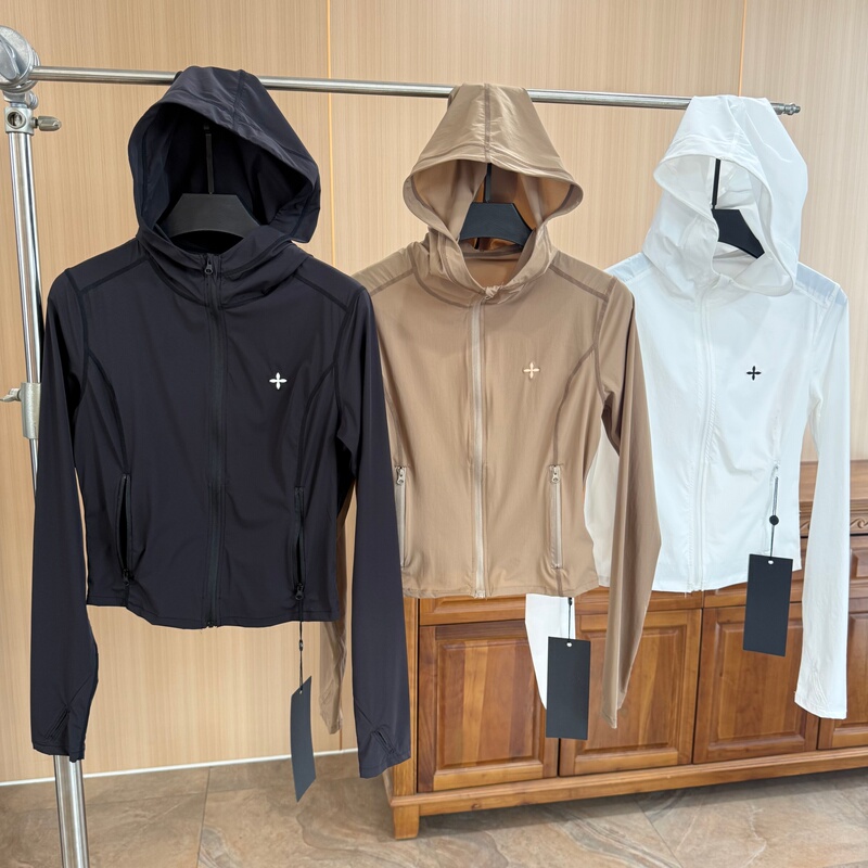 Focus on Slim-Fit Outdoor Jackets, Elastic Nylon Sports Coats, Black and Brown New Hoodies, Shorts