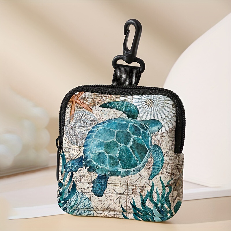 Turtle Multifunctional Mini Coin Purse Waterproof Zipper Storage Bag Earphone Bag Card Holder Pendant Clutch Bag Small Bag for Women Turtle Multifunctional Mini Coin Purse Waterproof Zipper Storage Bag Earphone Bag Card Holder Pendant Clutch Bag Small Bag for Women
