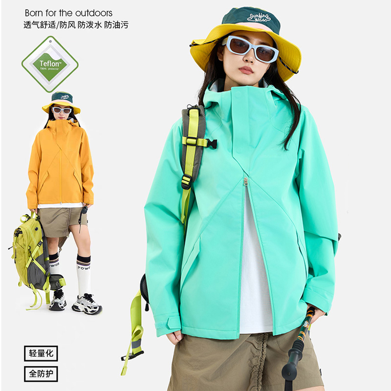 New Autumn and Winter Jackets for Men and Women, Outdoor Waterproof Breathable Fleece Three-In-One Warm Mountaineering Jackets