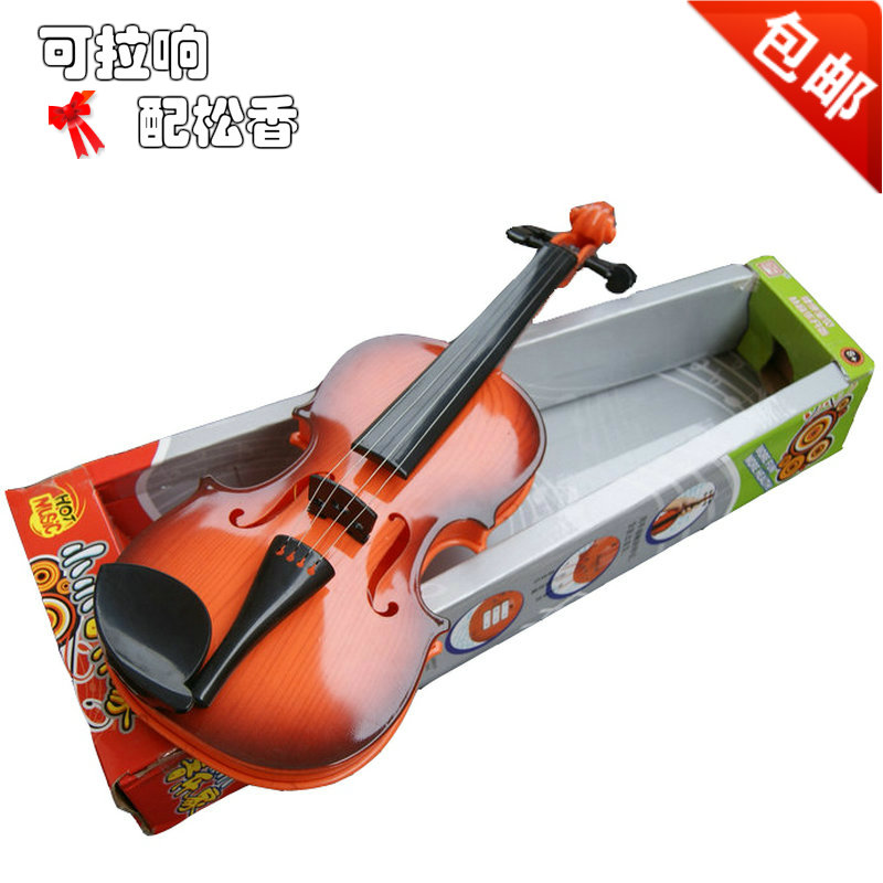 Nhạc cụ mô phỏng đồ chơi trẻ em violon có thể được chơi với nơ cung dây nhạc khai sáng bộ đồ chơi trống và đàn cho bé