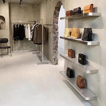 Stainless Steel Goods Show Cabinet High-end Living-room Bookshelves Wall Deco-lined Laminate Wall Shelf