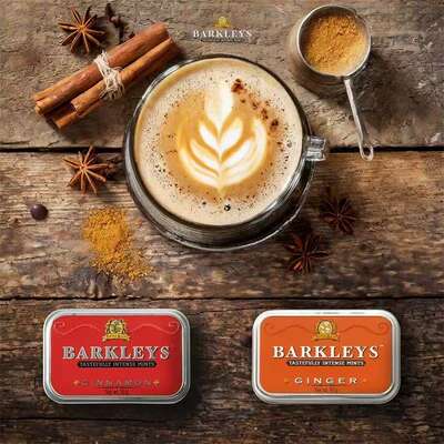 Special offer: German Barkleys natural cinnamon Candy for refreshing breath and refreshing mint Candy 50g