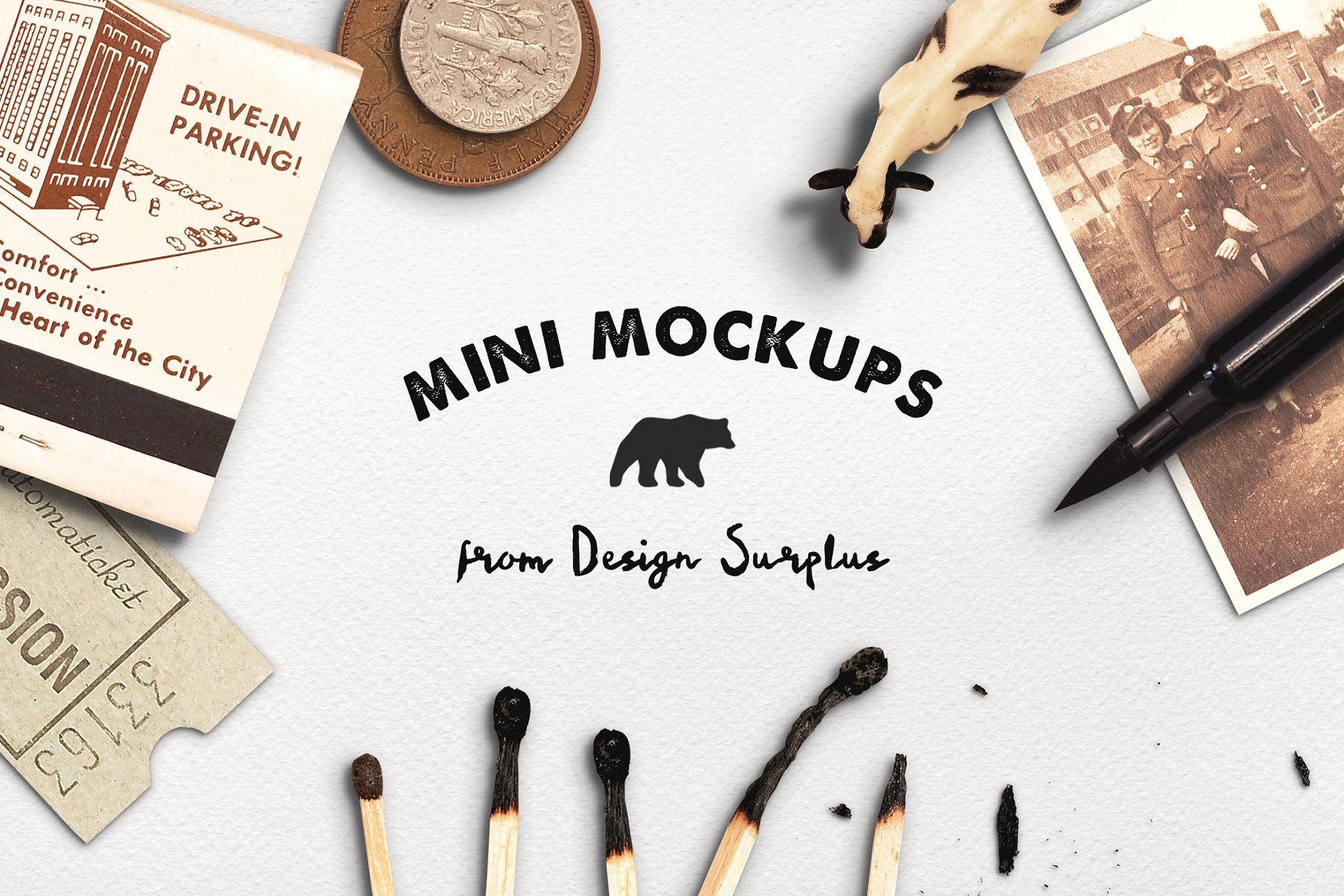 简约经典的样机素材包 Mini Mockups设计素材模板