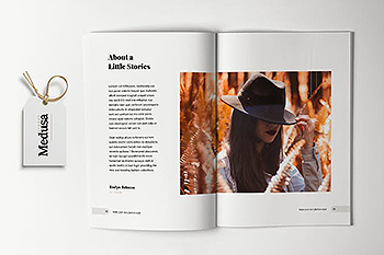 24页时尚产品目录手册版式Lookbook设计模板 MEDUSA – Lookbook Brochure Fashion