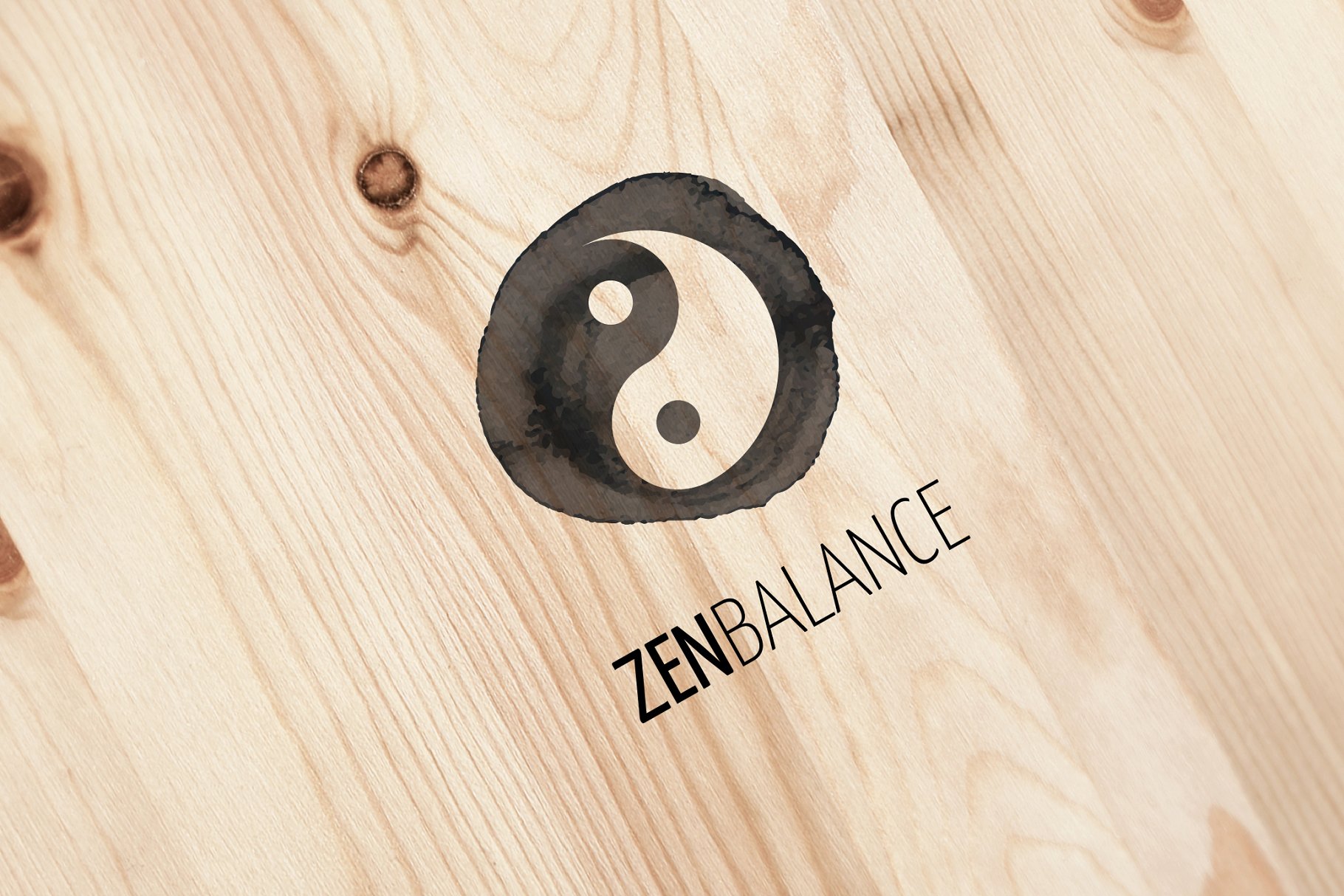 logo素材模板医疗 Alternative medicine, zen logos设计素材模板